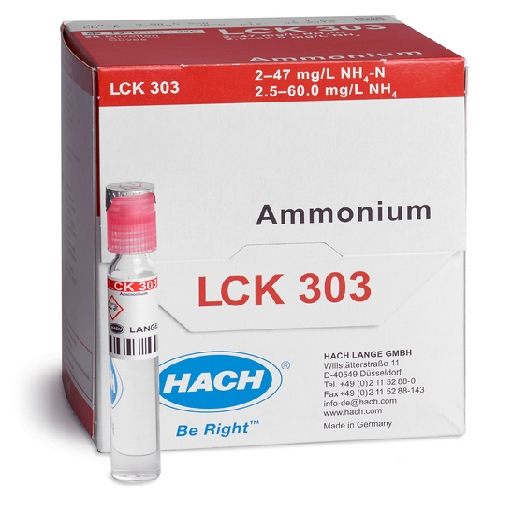Ammonium cuvette test measuring range 2.0-47 mg/l NH4-N  