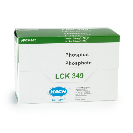 Phosphate (ortho/total) cuv.test measuring range 0.05-1.5 mg/l PO4-P 