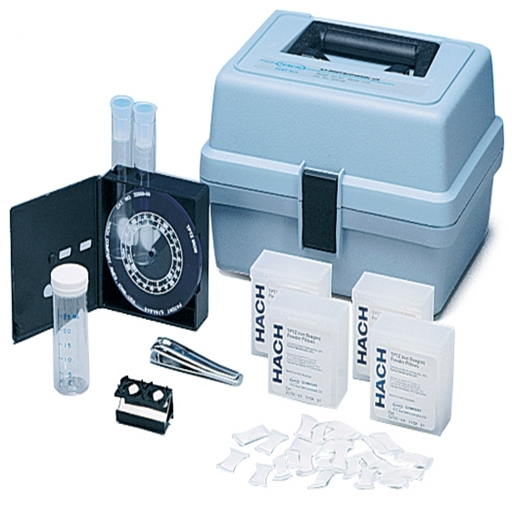 TEST KIT, TPTZ IRON 0-0,1 mg/L / 0-1,2 mg/L 