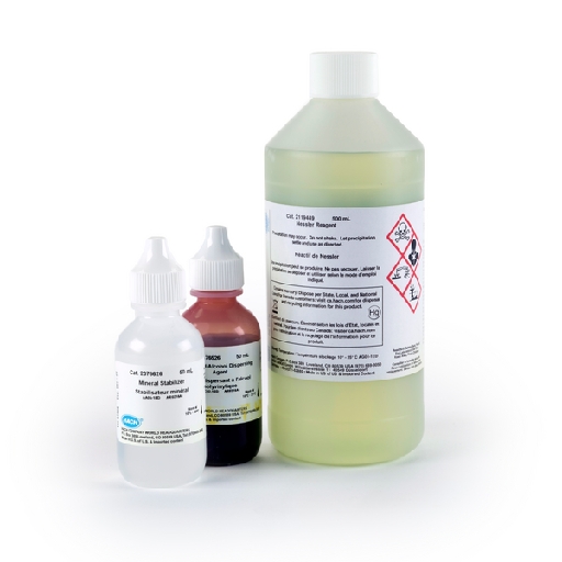 Nitrogen, Ammonia; Set 0.02-2.5 mg/L; Nessler method 
