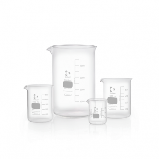 DURAN® Beaker, low form with spout, with graduation, 10000 ml EACH