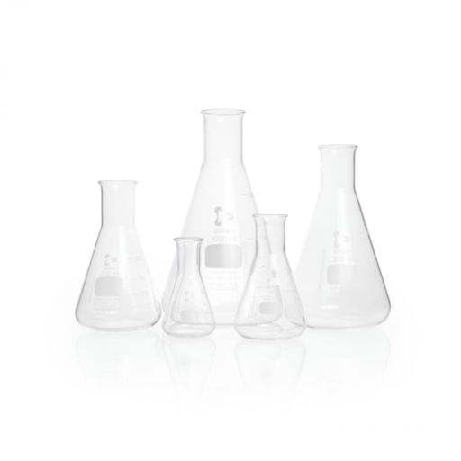  DURAN® Erlenmeyer flask, narrow neck, with graduation, 100 ml EACH
