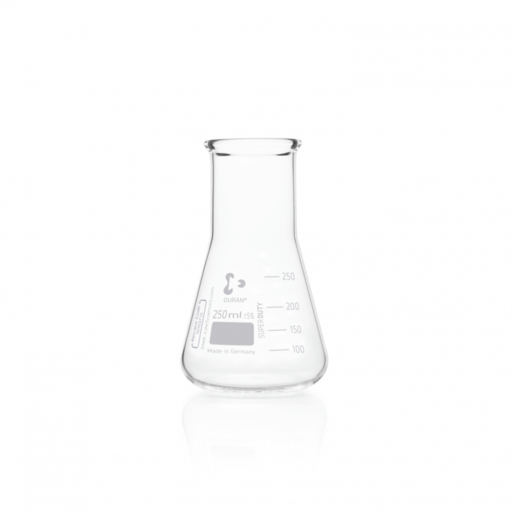  DURAN® super duty Erlenmeyer flask, wide neck, with graduation, 250ml EACH