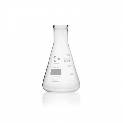  DURAN® super duty Erlenmeyer flask, wide neck, with graduation, 1000ml EACH