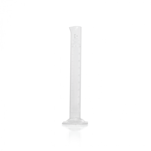  DURAN® Measuring cylinder, hexagonal base, class B, white graduation, 25 ml EACH
