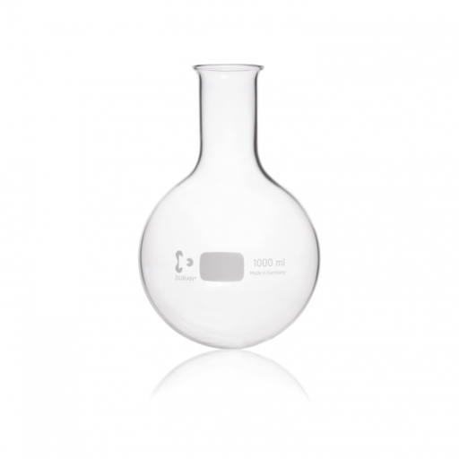  DURAN® Round bottom flask, narrow neck, with beaded rim, 1000 ml EACH
