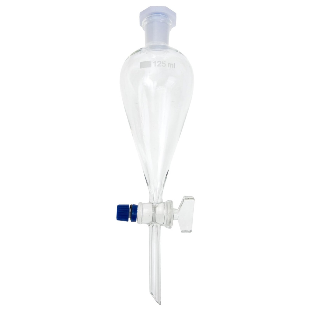 SEPARATING FUNNEL,PEAR,G/STPK,B14/C-B14,100ML EACH