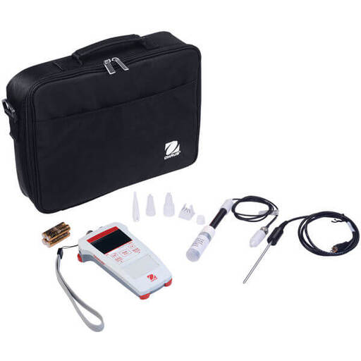 DO Meter ST300D-G Starter 300D-B, STDO11 probe, STTEMP30 temperature probe, bag for portable meter