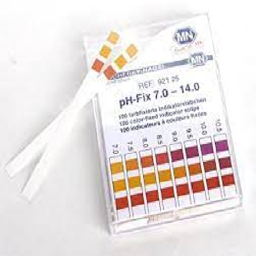 *discontinued* Non bleeding sticks pH 7.0-14.0 (gradation 0.5)  100 strips
