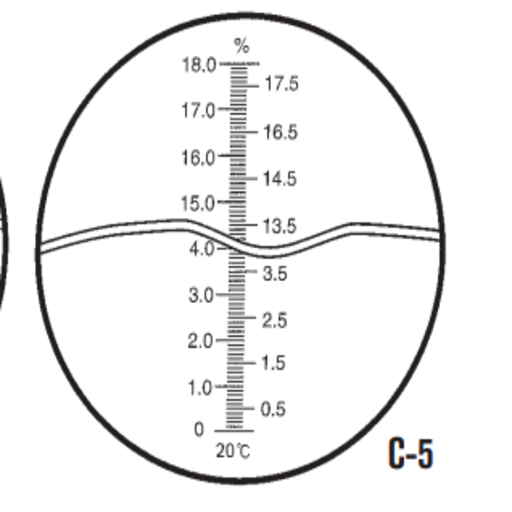 HAND HELD REFRACTOMETER C-5 *