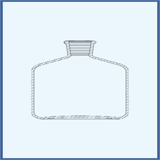 Reservoir bottle for automatic burette SJ 29/32 2000 ml - clear