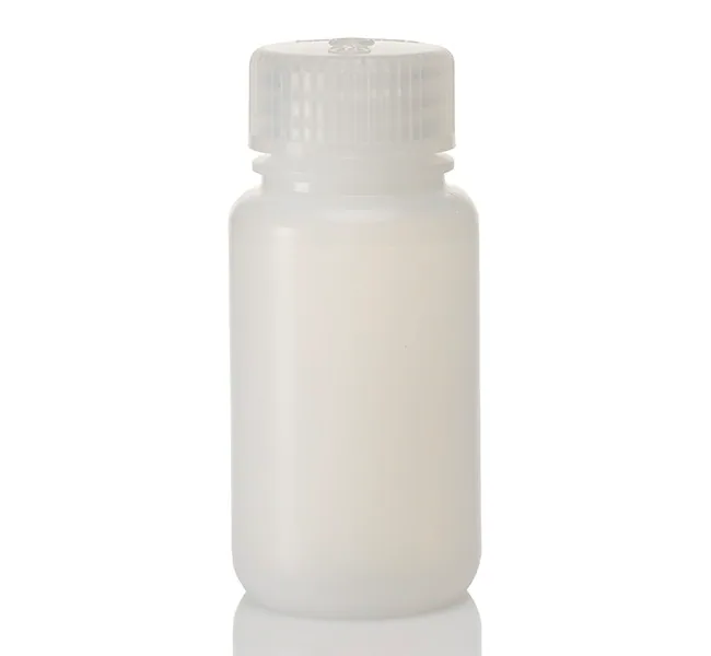 Nalgene™ Wide-Mouth HDPE Economy Bottles with Closure 125 mL