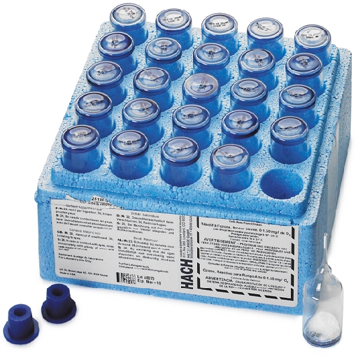 Ozone; AV; 25/pkg 0-1.50 mg/L; Indigo Trisulfonate 