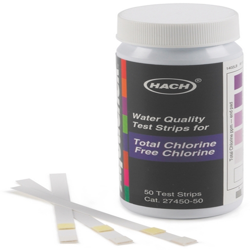 TEST STRIP, CHLORINE  PK/50 + gesamt 0-10 ppm  Pk 50    ( SHELF LIFE IS  10 MONTHS )