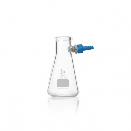  DURAN® Filtering flasks, Erlenmeyer shape, with KECK assembly set, 250 ml EACH