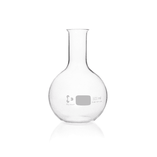  DURAN® Flat bottom flask, narrow neck, with beaded rim, 50 ml EACH