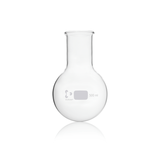  DURAN® Round bottom flask, wide neck, with beaded rim, 500 ml EACH