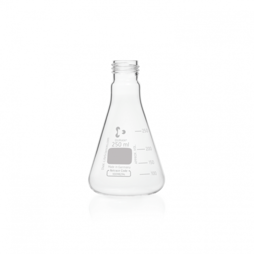  DURAN® Erlenmeyer flask, graduated, GL 32, 250 ml EACH