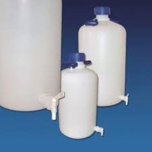 STORAGE BOTTLE W/TAP, 5 Liters-