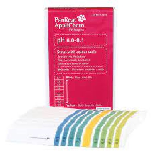*Discontinued*  Strips pH 6.0-8.1 (gradation 0.3)  200 strips