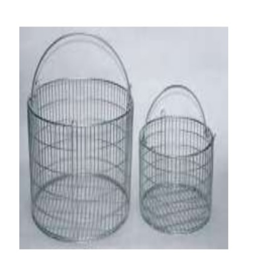 BASKET INOX D269X185 MM.          *