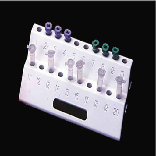 RACK FOR 20 MICROTUBES 1.5/2.2