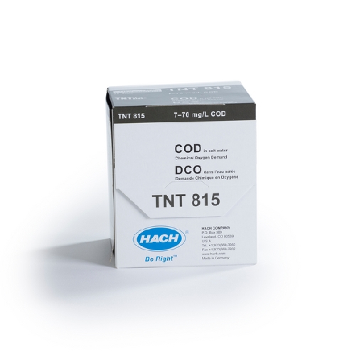 COD IN SALTWATER,TNT+, LR (7-70 MG/L)